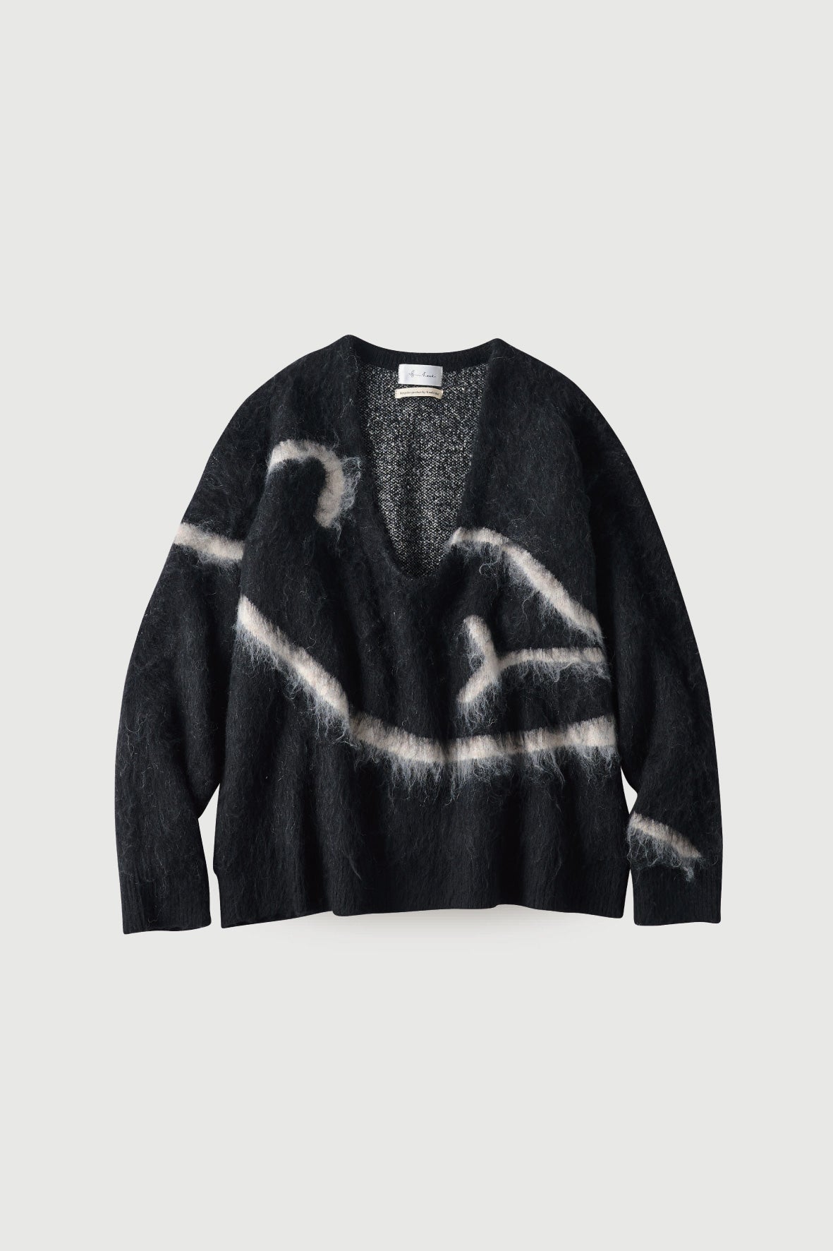 Uneck knit pullover(black) – kotokaizumi